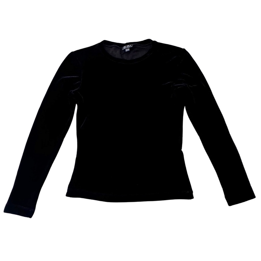 Vintage BCBG MaxAzria Black Velvet Long Sleeve